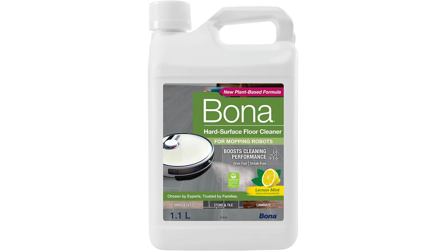 Čistič podl&aacute;h pre robotick&eacute; vys&aacute;vače Bona 1,1 l WM740273052