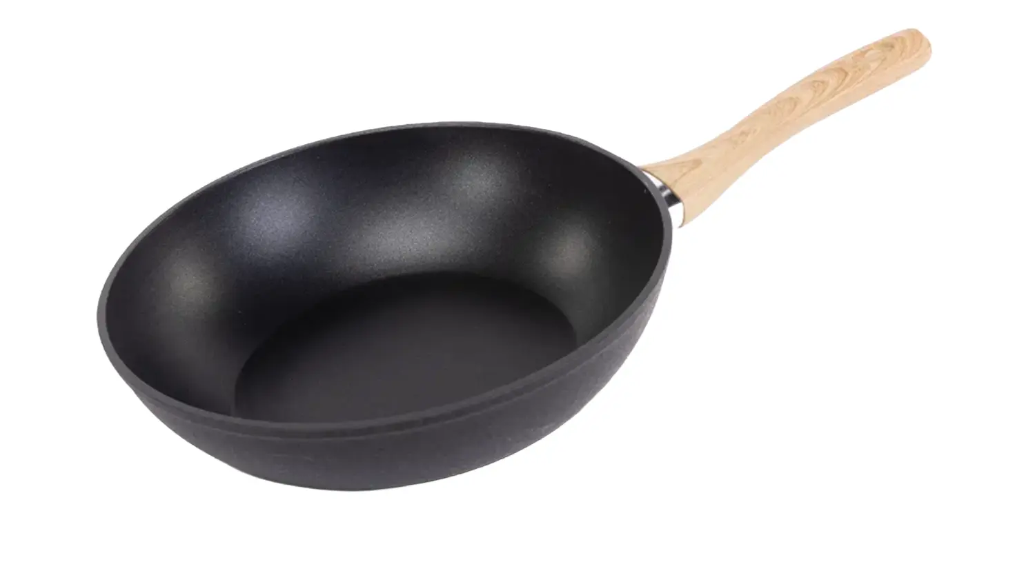 Wok panvica Lamart LT1306 Natur 28 cm