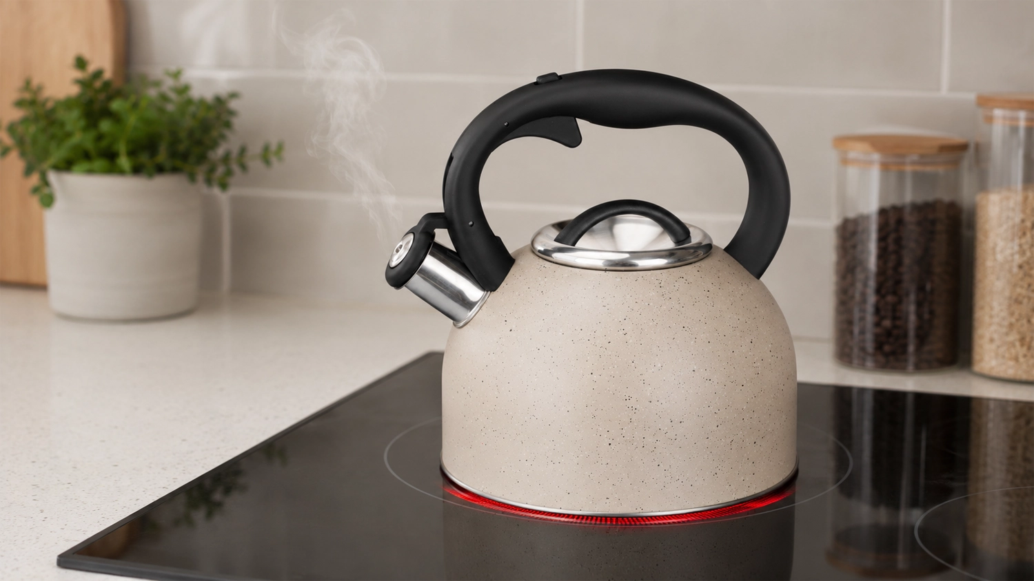 Kanvica Lamart LT7100 DOTS kr&eacute;mov&aacute; na varnom paneli