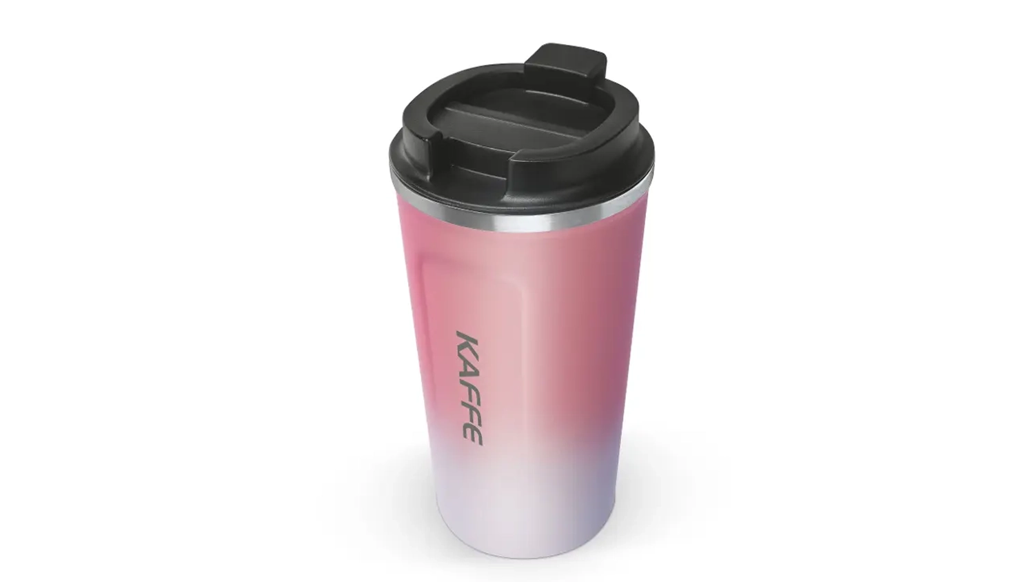 Termohrnček Lamart LT4092 Kaffe 500 ml ružov&yacute; pohľad zpredu