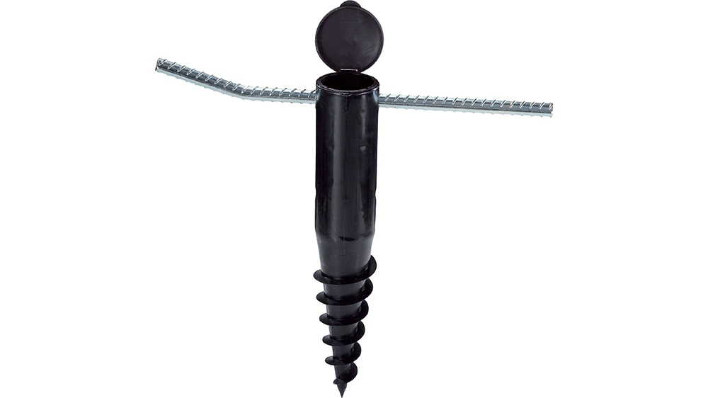Drž&aacute;k k zahradn&iacute;mu su&scaron;&aacute;ku Leifheit LINOMATIC 85606 pozad&iacute; zobrazuj&iacute;c&iacute; celkov&yacute; design produktu