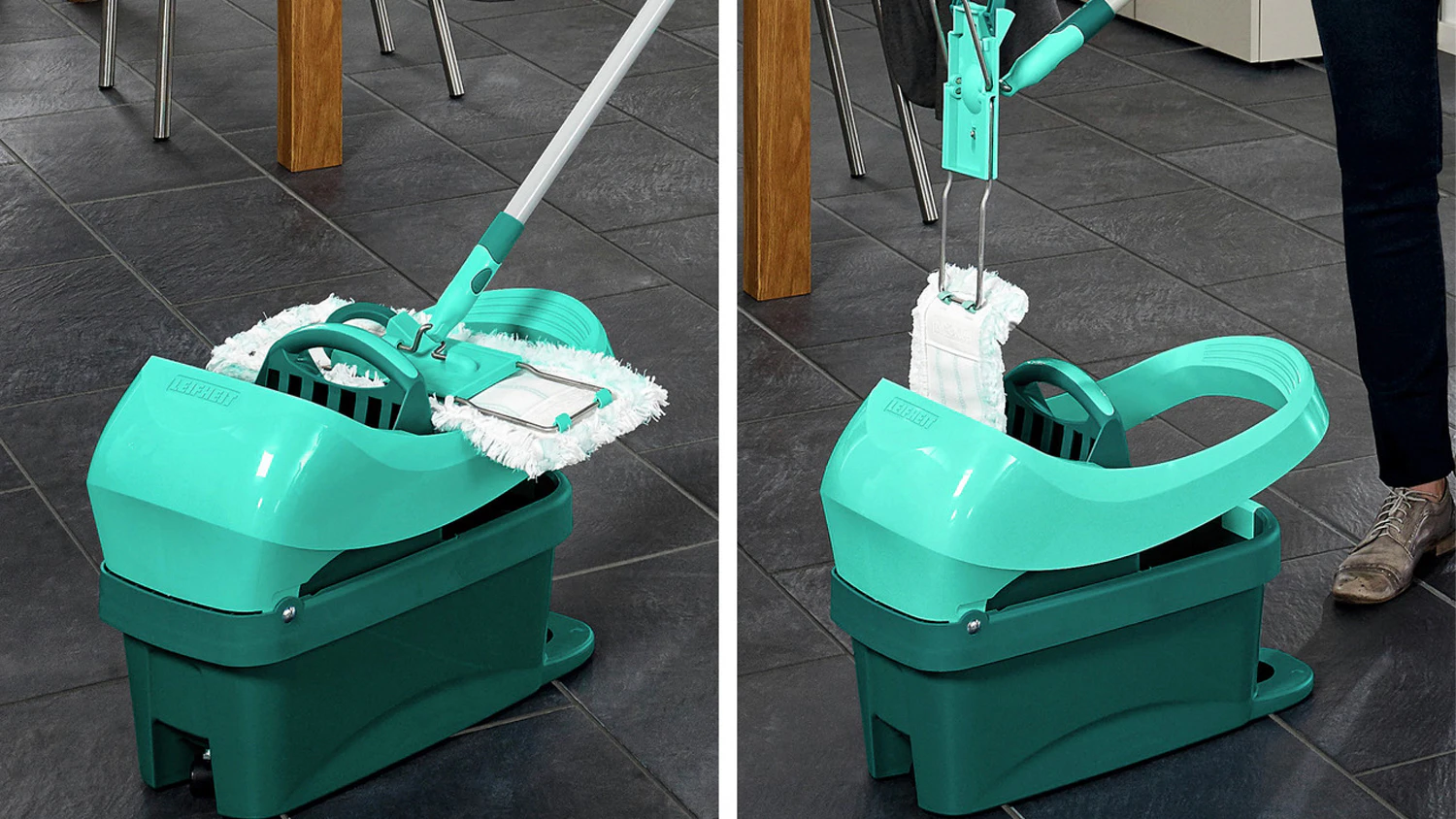 Žd&iacute;mac&iacute; vědro na mop Leifheit Profi XL 55076 s mopem