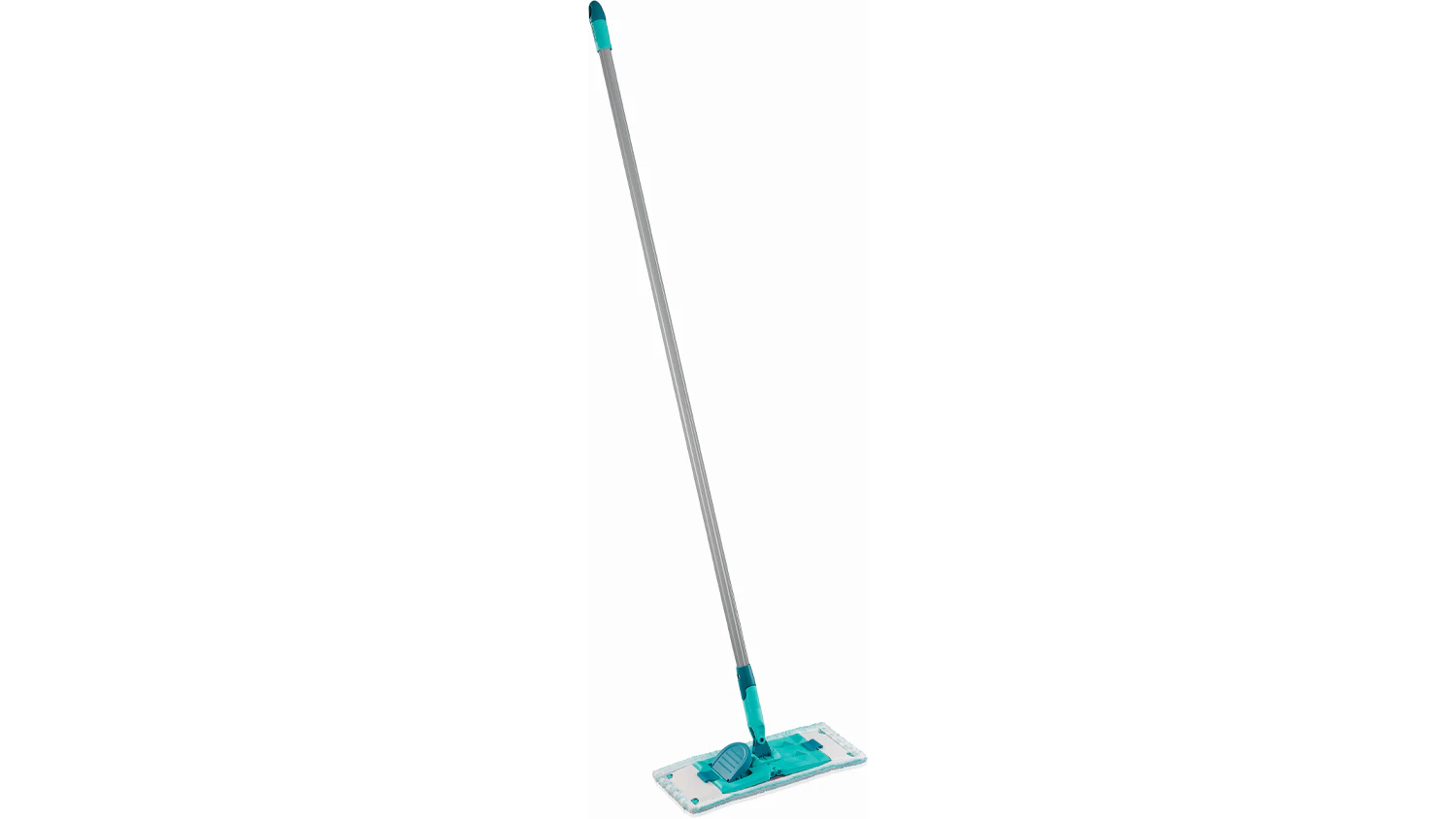 Podlahov&yacute; mop Leifheit POWER CLEAN M micro duo na b&iacute;l&eacute;m pozad&iacute; zobrazuj&iacute;c&iacute; celkov&yacute; design a konstrukci