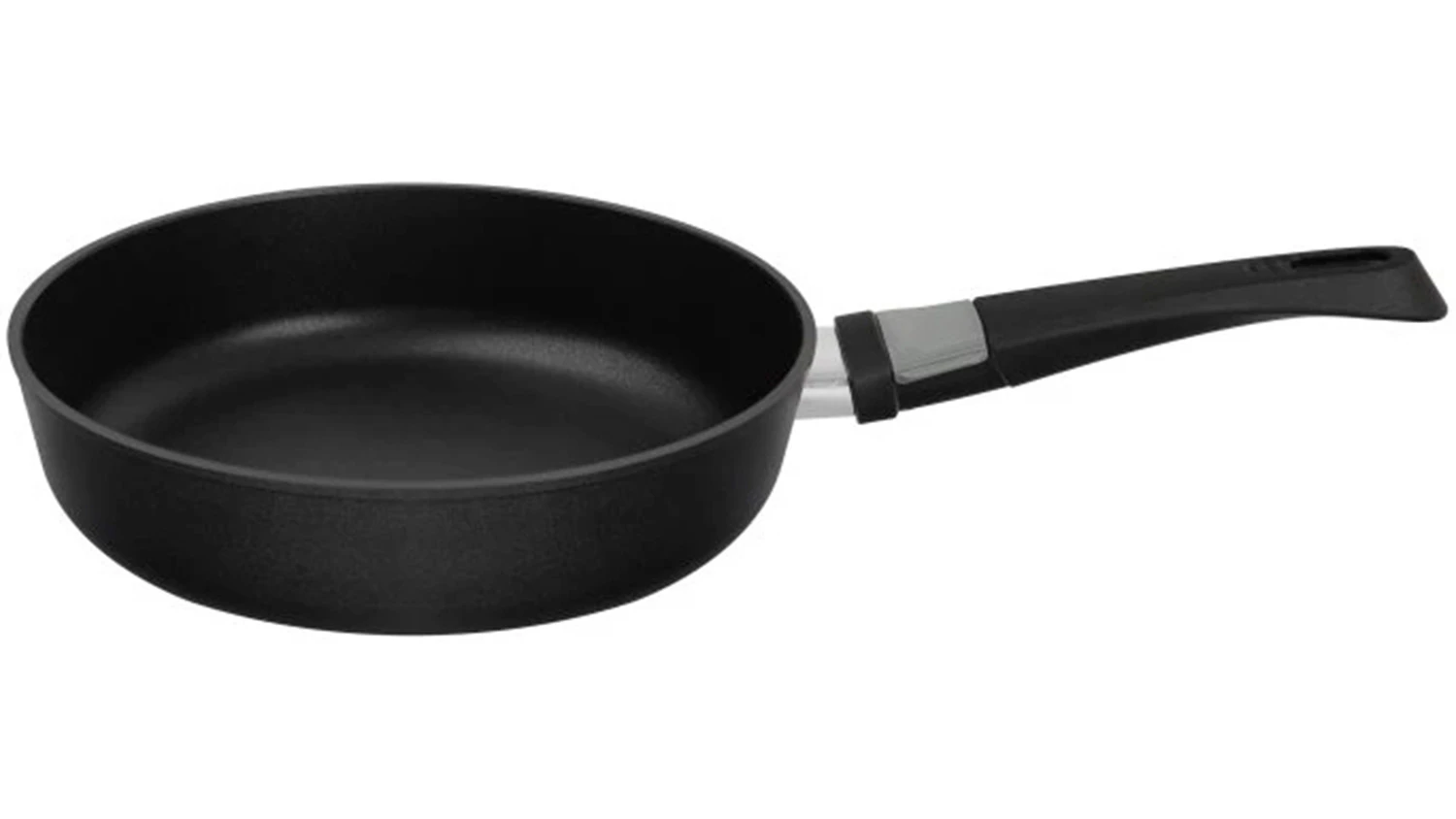 Hlubok&aacute; p&aacute;nev Remoska Luna 26 cm čern&aacute; z boku