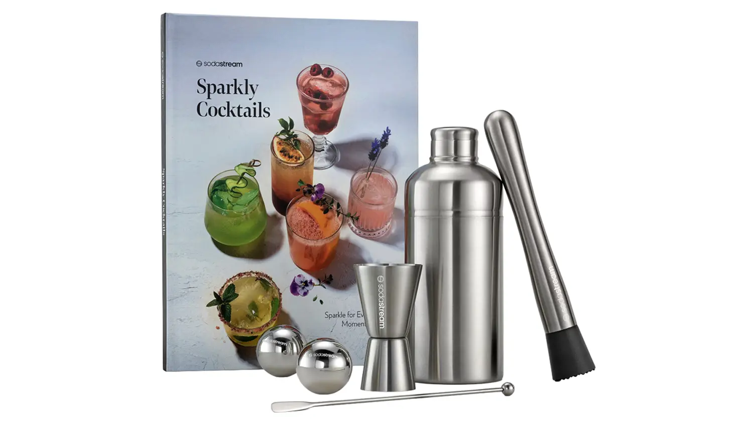 6-dielna sada na miešanie koktailov SodaStream Mixology Kit