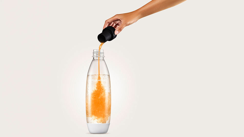 Perliv&aacute; voda ze Sodastream TERRA White dochucen&aacute; Mirindou_04