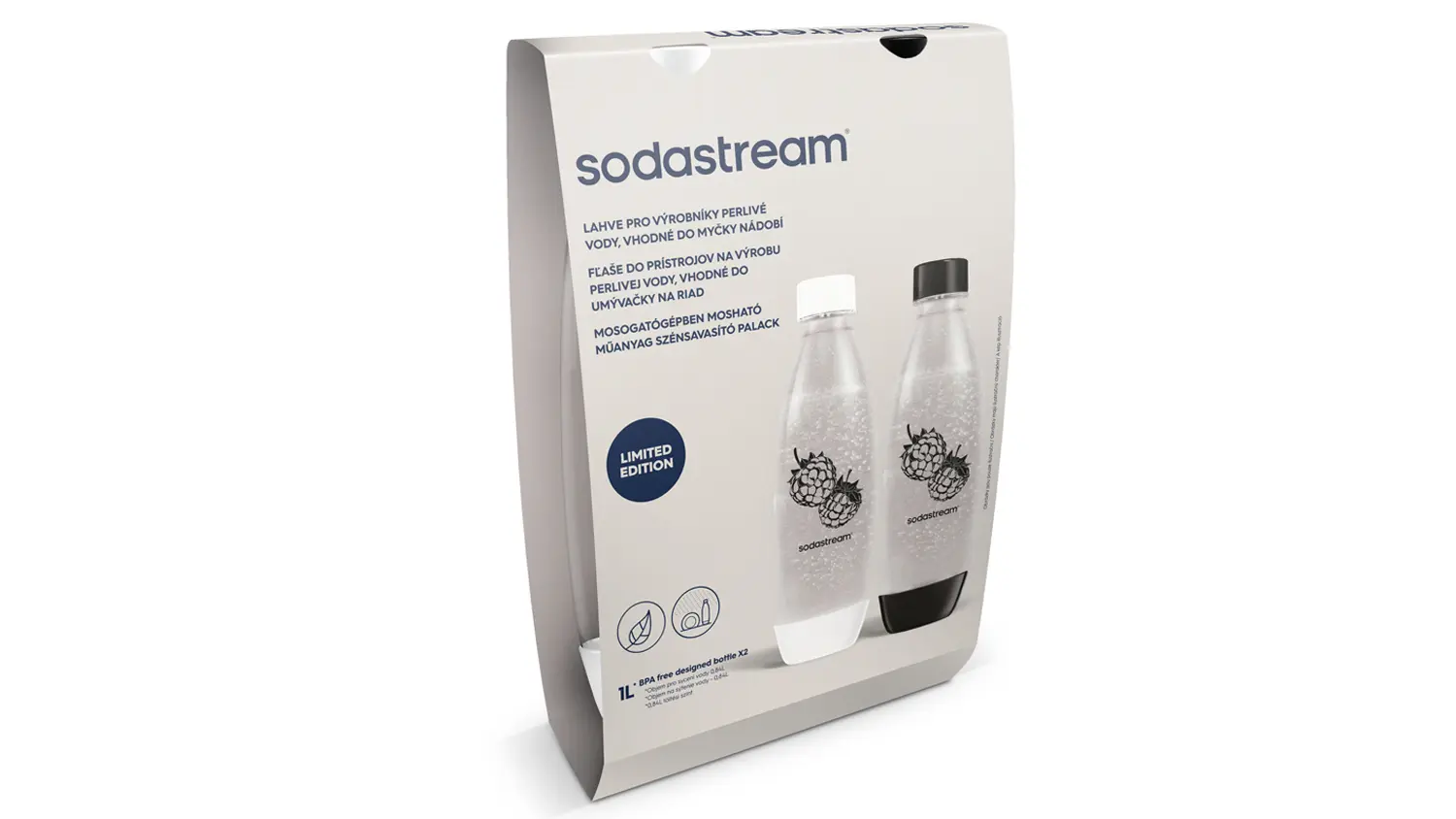 Balenie flia&scaron; SodaStream Fuse Malina