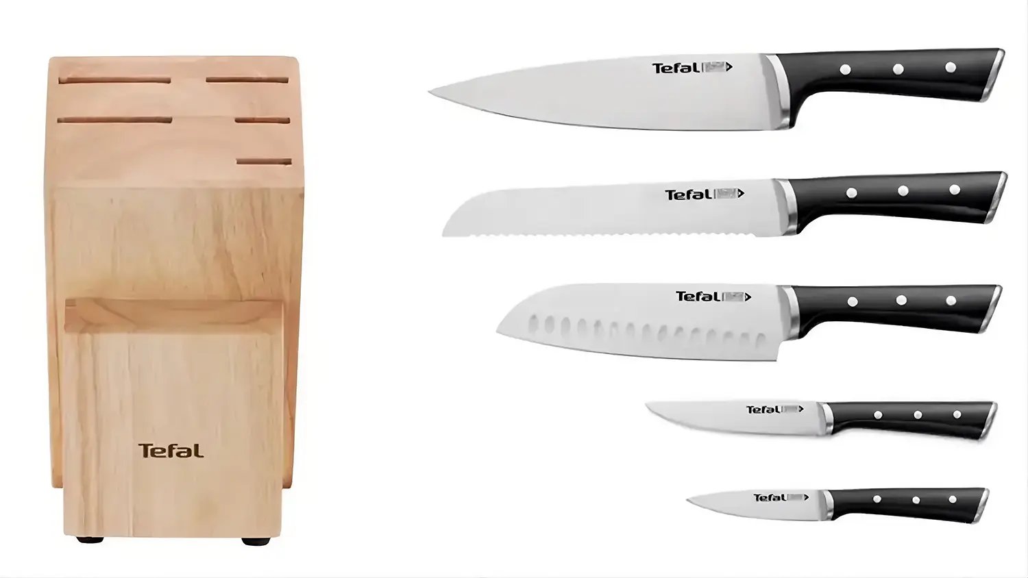 Sada nožů s blokem Tefal Ice Force K232S574