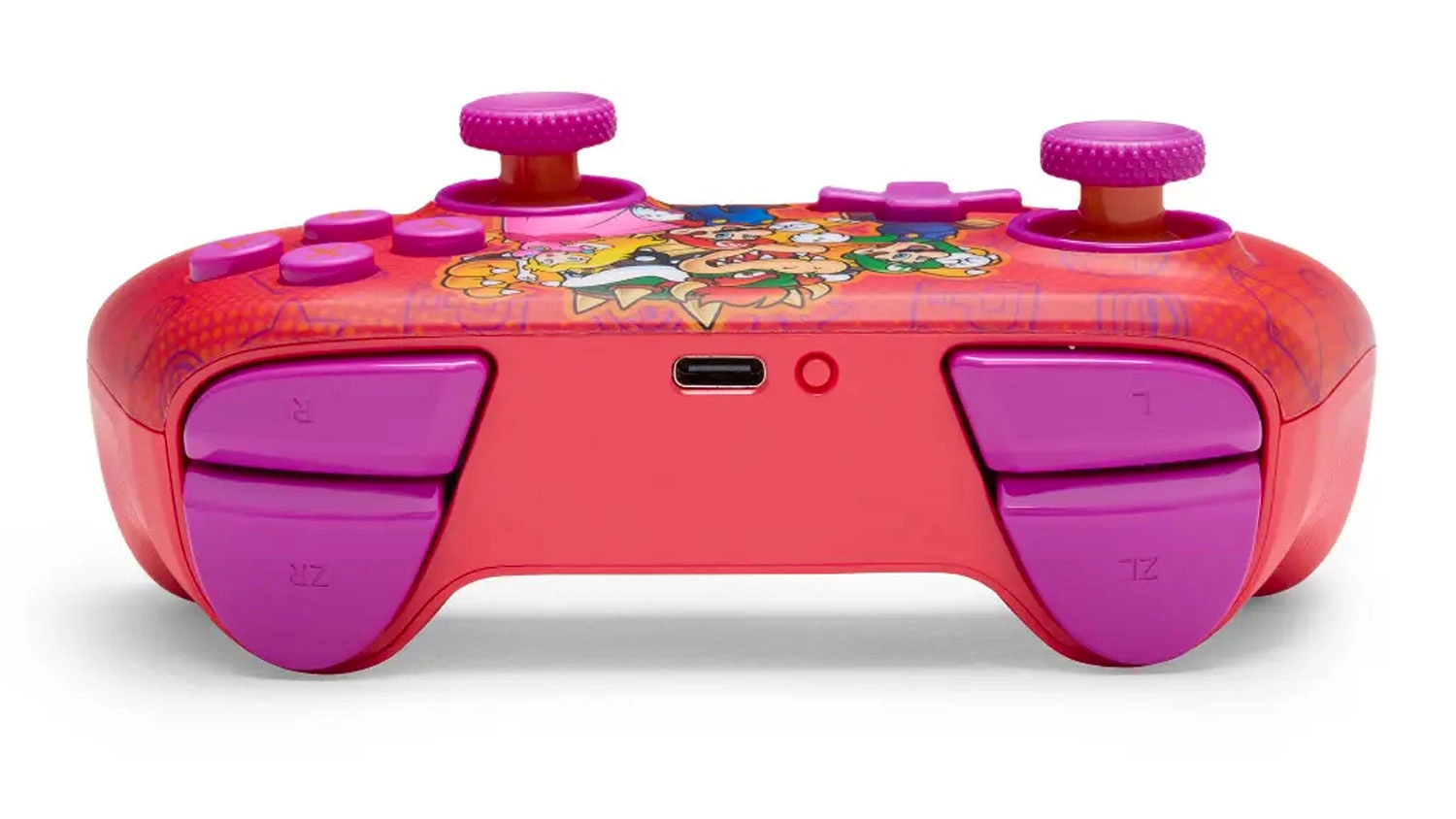 Gamepad PowerA Advantage Wireless controller NS2 Super Mario boční pohled