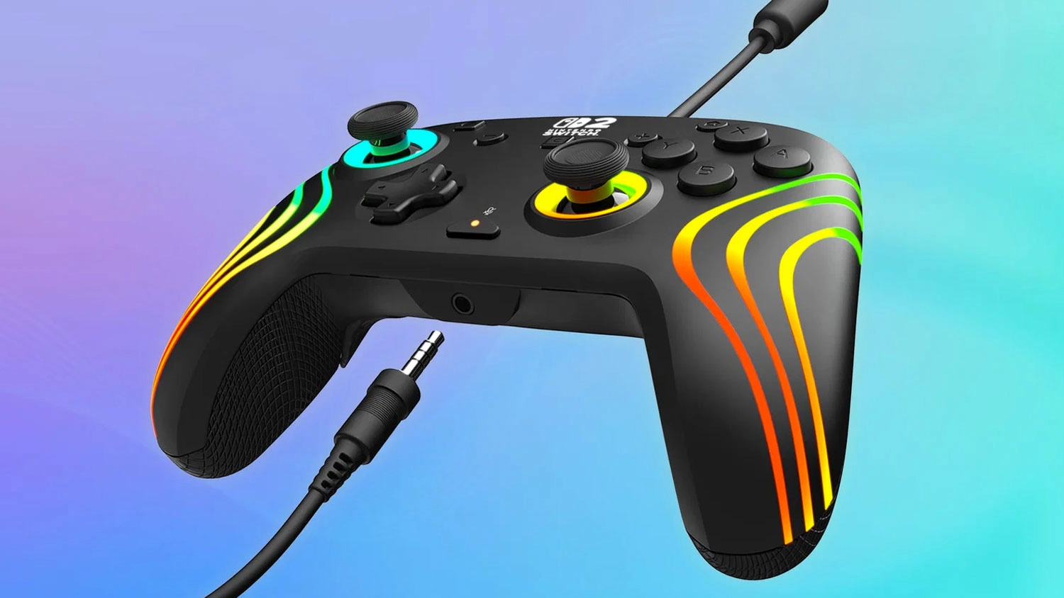 Zapojenie k&aacute;bla do ovl&aacute;dača Turtle Beach Afterglow Wave Wired NS2 Black