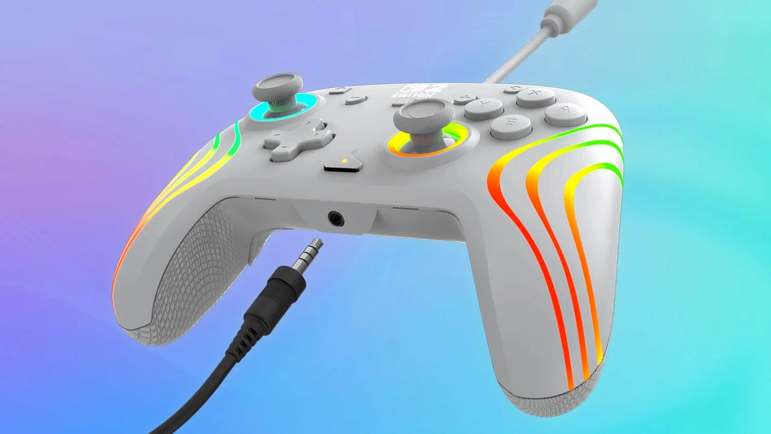 Zapojenie k&aacute;bla do ovl&aacute;dača Turtle Beach Afterglow Wave Wired NS2 Grey
