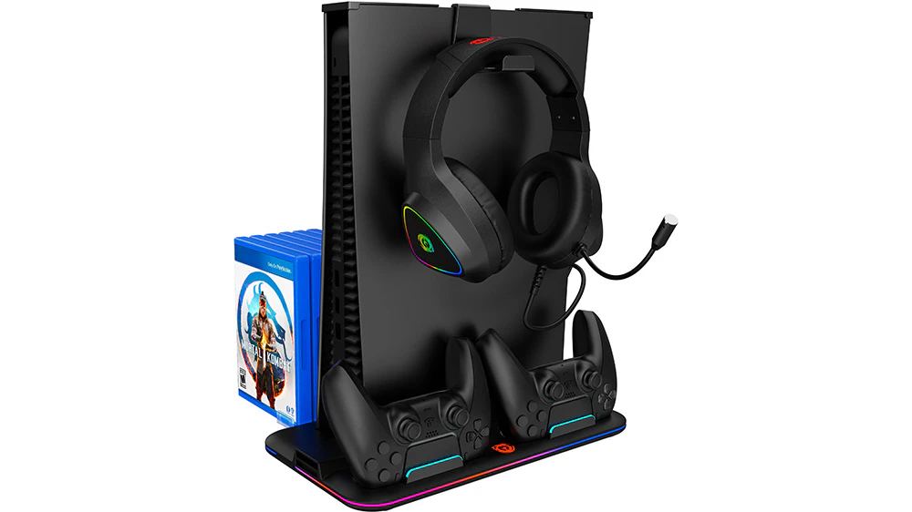 Multifunkčn&iacute; chladic&iacute; stojan Canyon CS-PS5 čern&yacute;