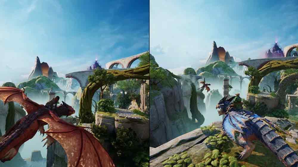 Záber z hry Split Fiction – rozdelená obrazovka_02