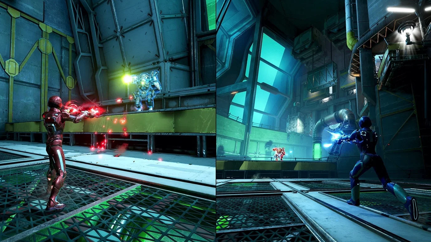 Záber z hry Split Fiction prostredie sci-fi