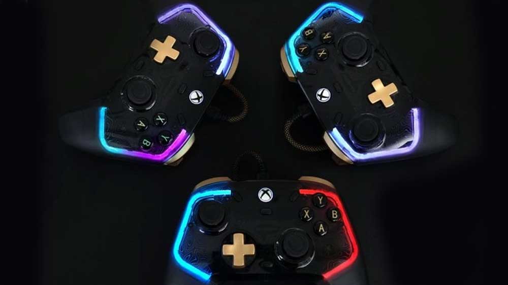 Přizpůsobitelné světelné efekty u herního ovladače GameSir Kaleid Flux _02