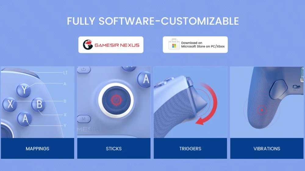 Software GameSir Nexus u herního ovladače GameSir G7 SE Xbox_03