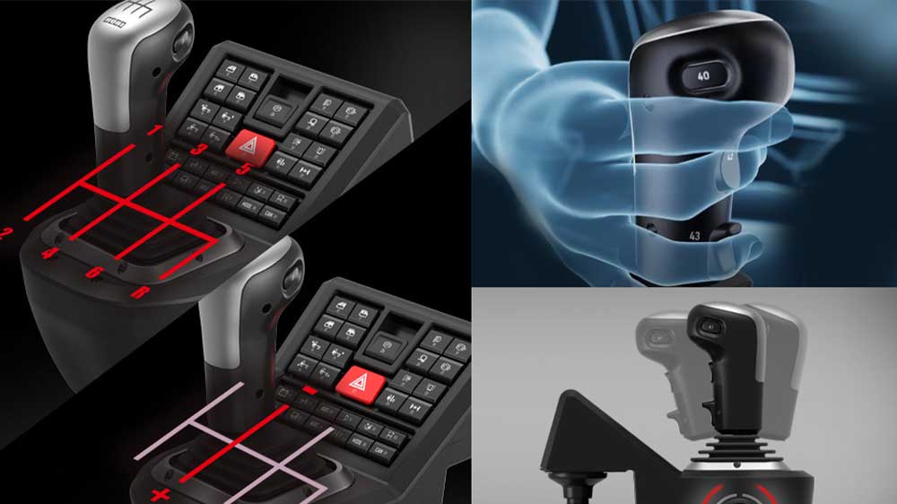 Ovládání řadicí páky u Hori Force Feedback Truck Control Systém pro PC_03