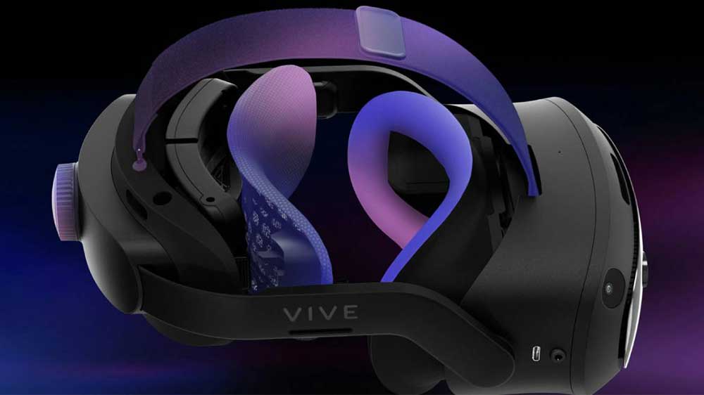 VR brýle HTC VIVE Focus Vision Lehká konstrukce headsetu_04