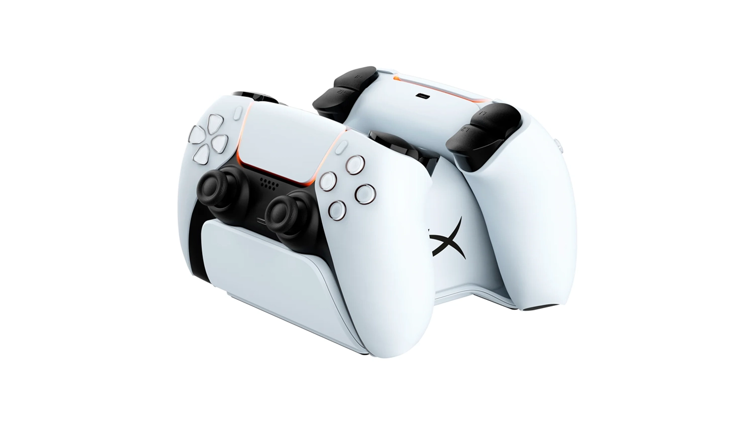 Dokovacia stanica HyperX ChargePlay Duo šikmý bočný pohľad