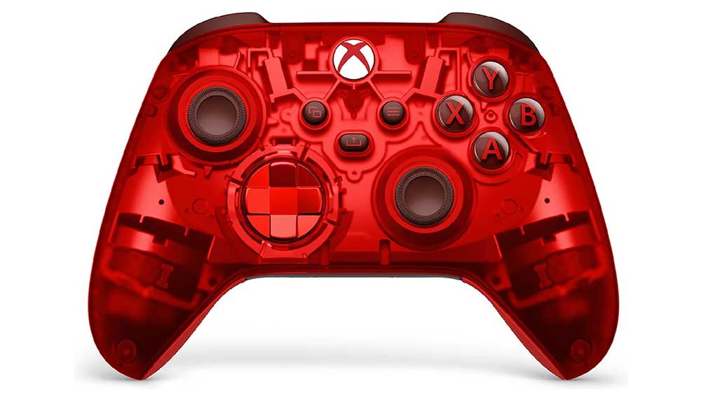 Červený bezdrátový ovladač Xbox Pulse Cipher_01