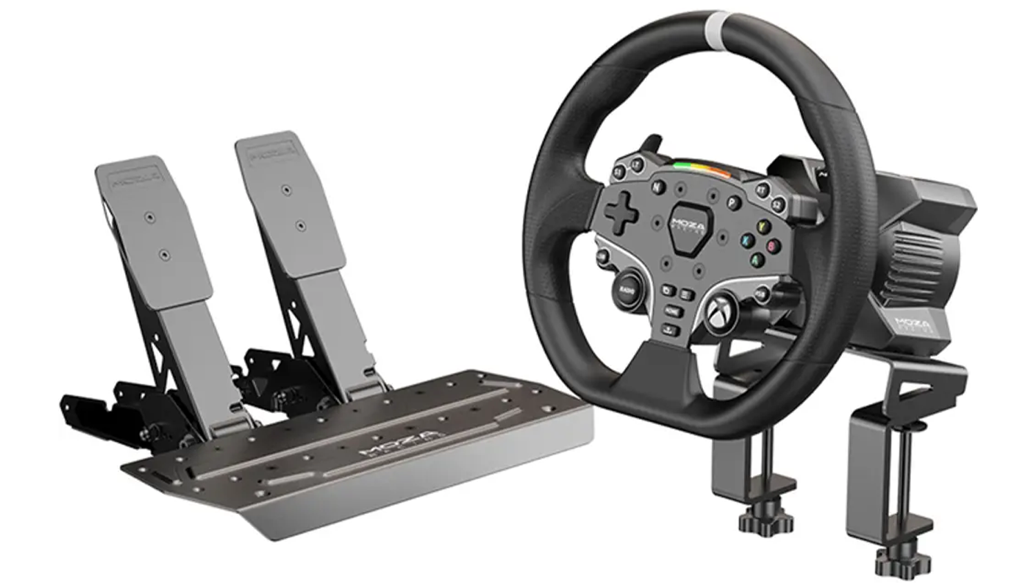 Hern&iacute; set z&aacute;vodn&iacute;ho volantu MOZA Racing R3 RS053 ES (pro PC a Xbox)