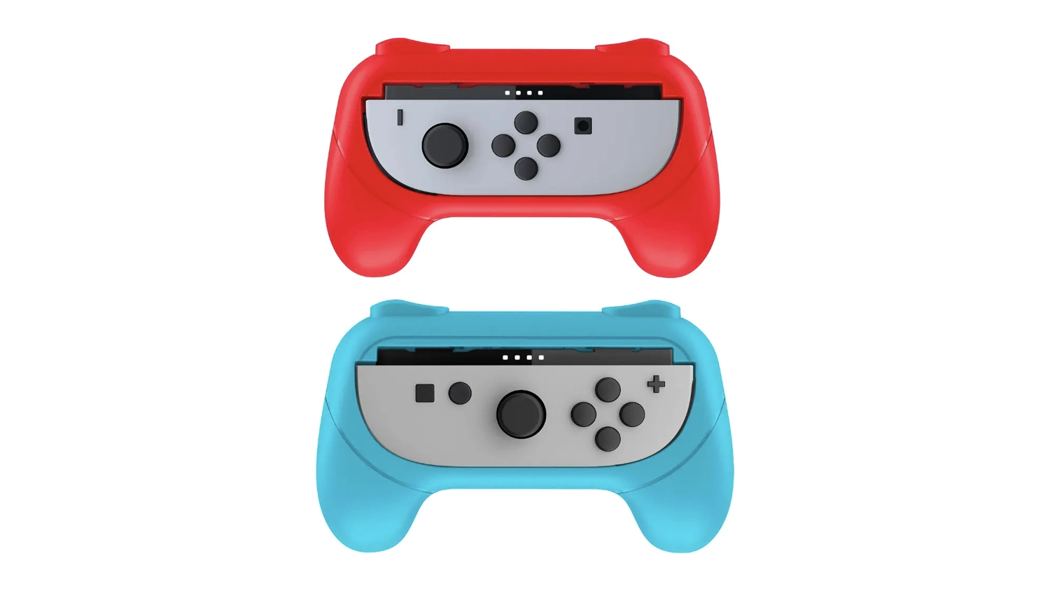 Dvojice držáků Nacon pro Nintendo Switch 2 modrý a červený