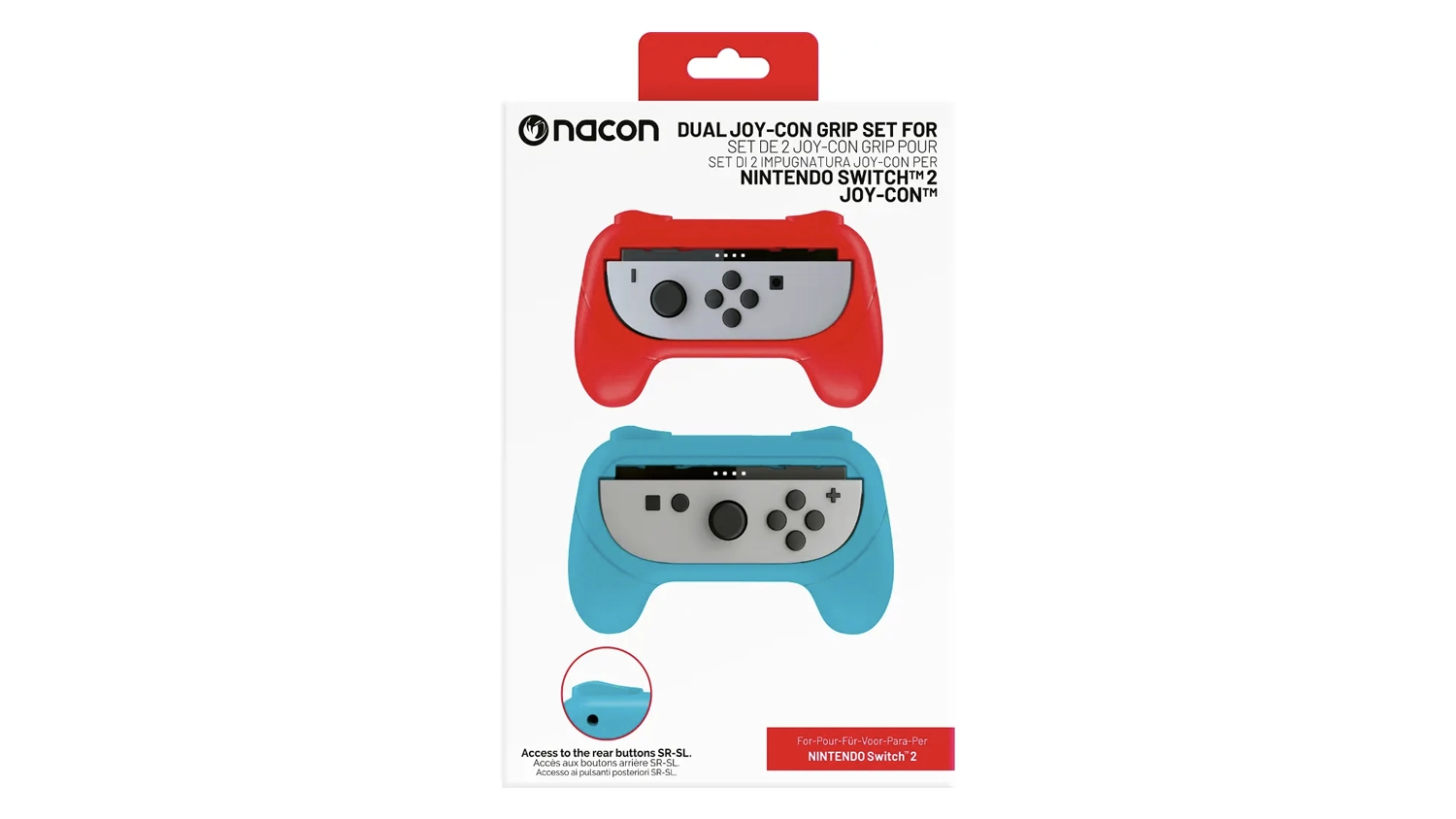 Balení držáků Nacon pro Nintendo Switch 2