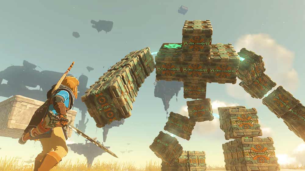 The Legend of Zelda: Tears of the Kingdom (Nintendo Switch) – boj s nepřítelem v ukázce ze hry _03