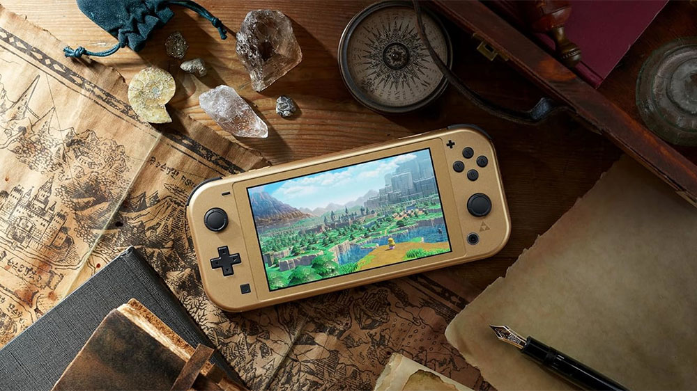 Obrazovka konzole Nintendo Switch Lite Hyrule Edition_3