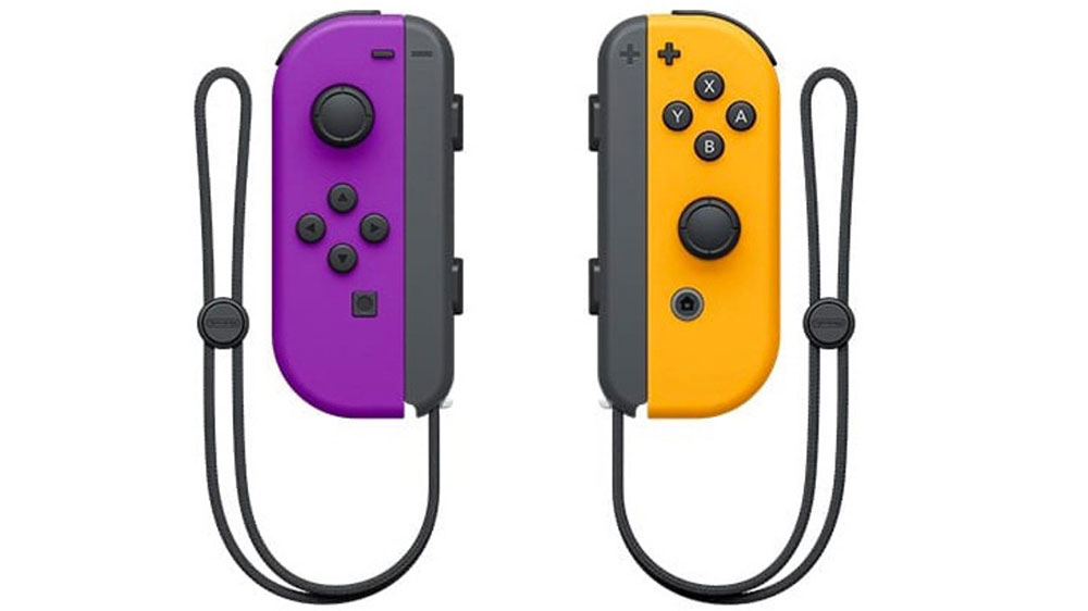 Bezdrátové ovladače Nintendo Joy-Con Pair Neon Purple/Neon Orang_01