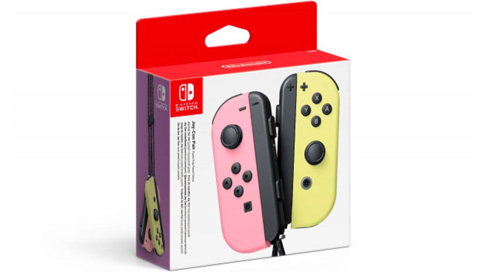 Bezdrátové ovladače Nintendo Joy-Con Pair Pastel Pink/Yellow_01