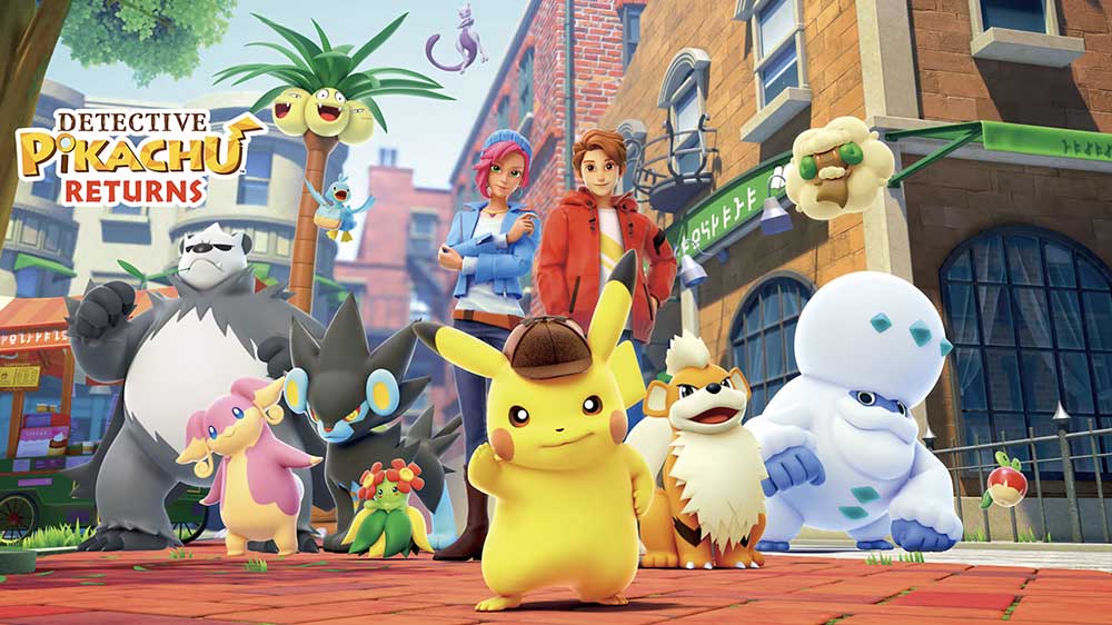 Detective Pikachu Returns (Nintendo Switch) &ndash; Pikachu a př&aacute;tel&eacute; ze hry _02