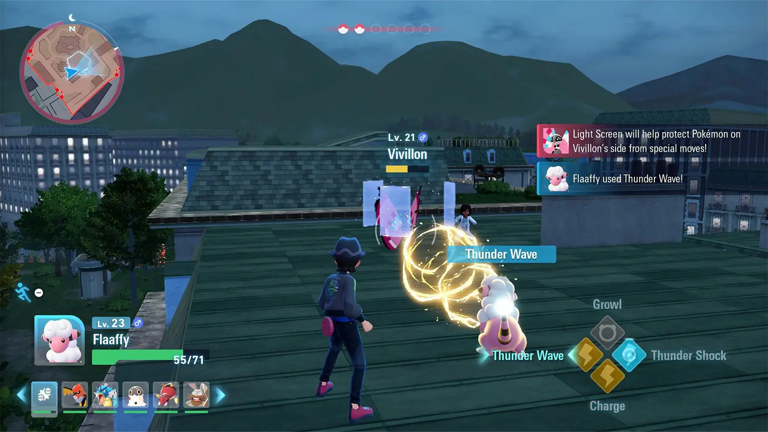 S&uacute;boj v hre Switch Pok&eacute;mon Legends: Z-A