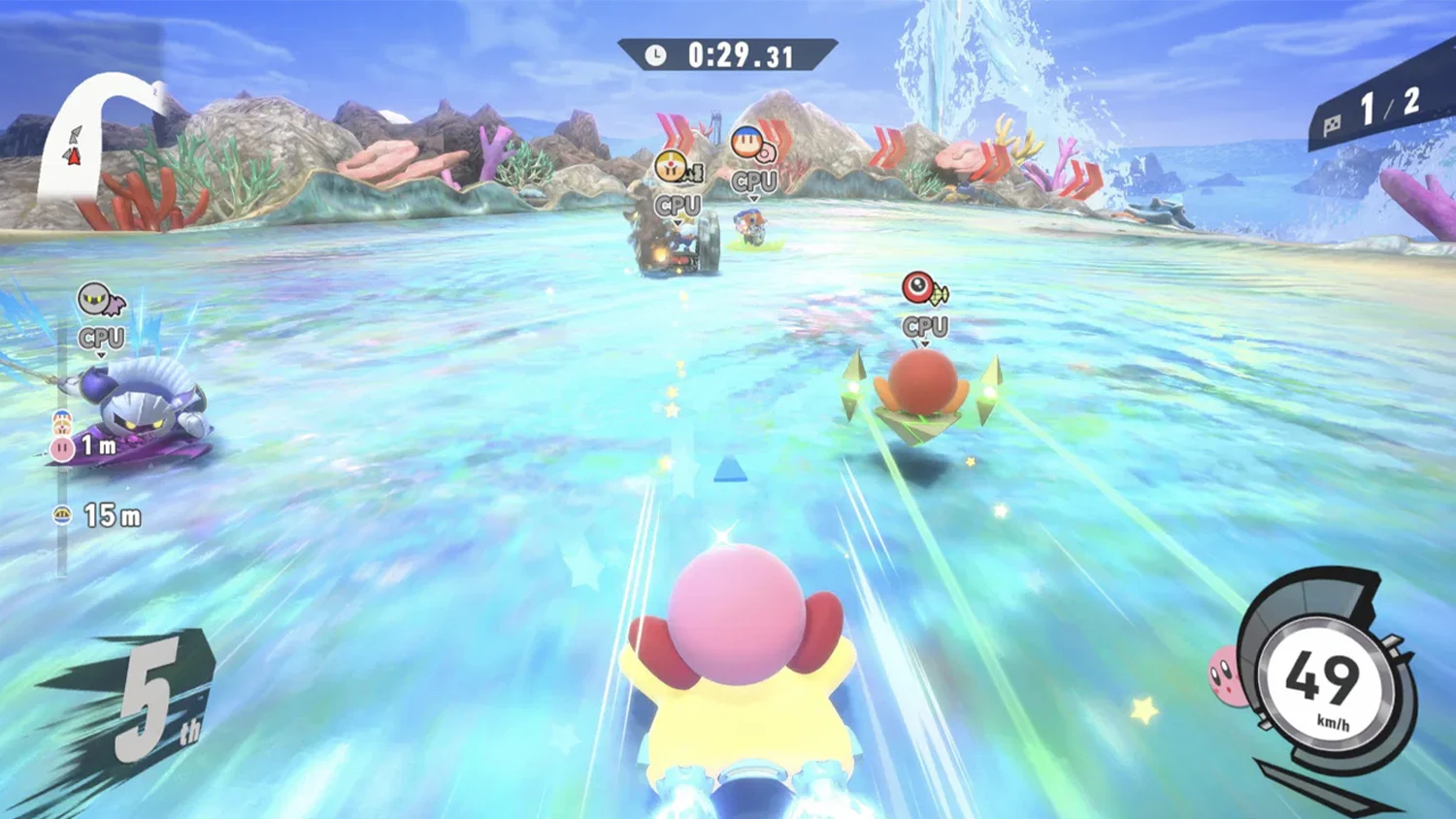 Kirby Air Riders – závody ve hře