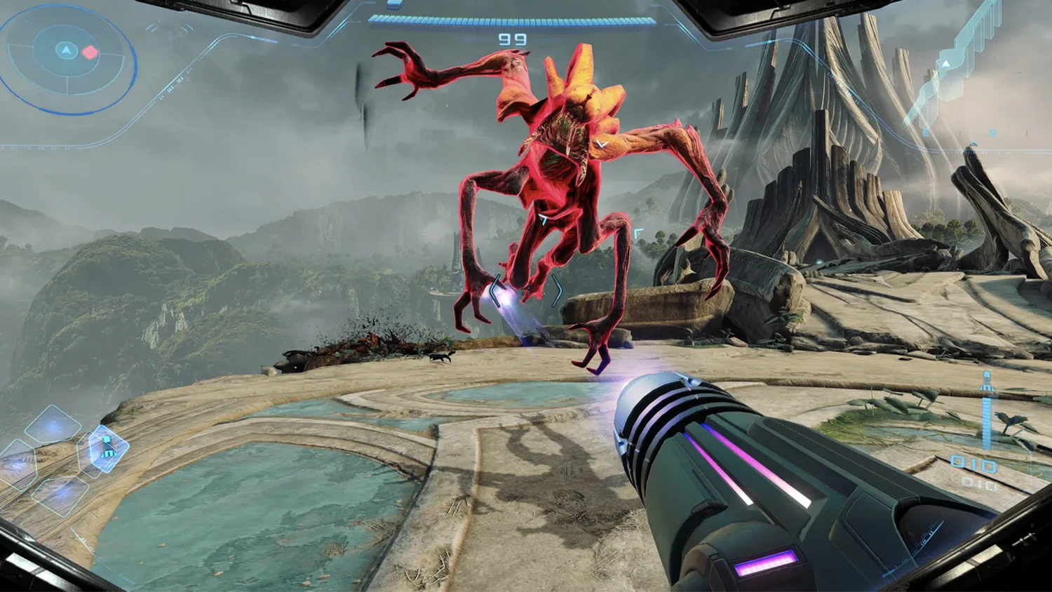 Metroid Prime 4 – súboj s nepriateľom