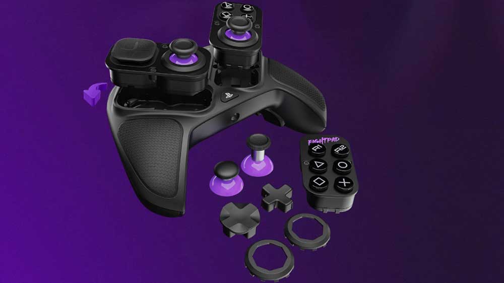 Vyměnitelné moduly a díly u bezdrátového ovladače PDP Victrix Pro BFG_02
