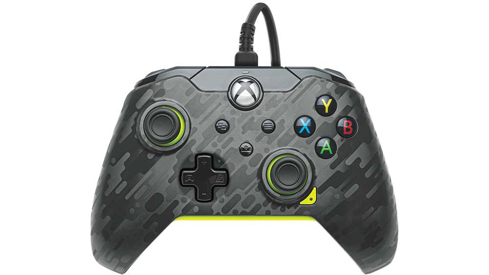 Gamepad PDP Wired Controller pro Xbox – Electric Carbon_01