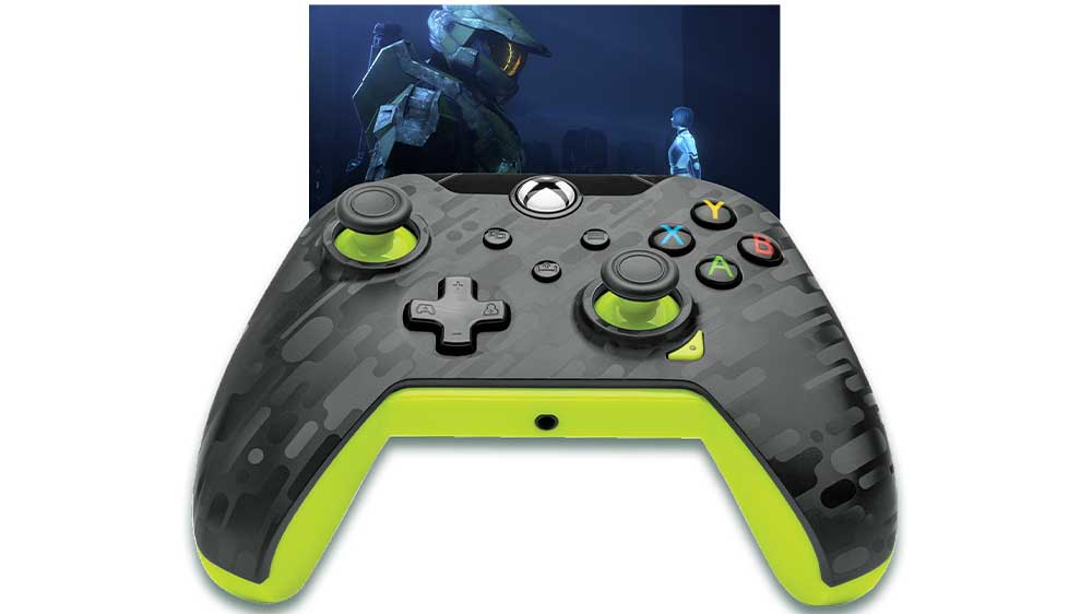 Sdílení zážitku ze hry s gamepadem PDP Wired Controller pro Xbox – Electric Carbon_03