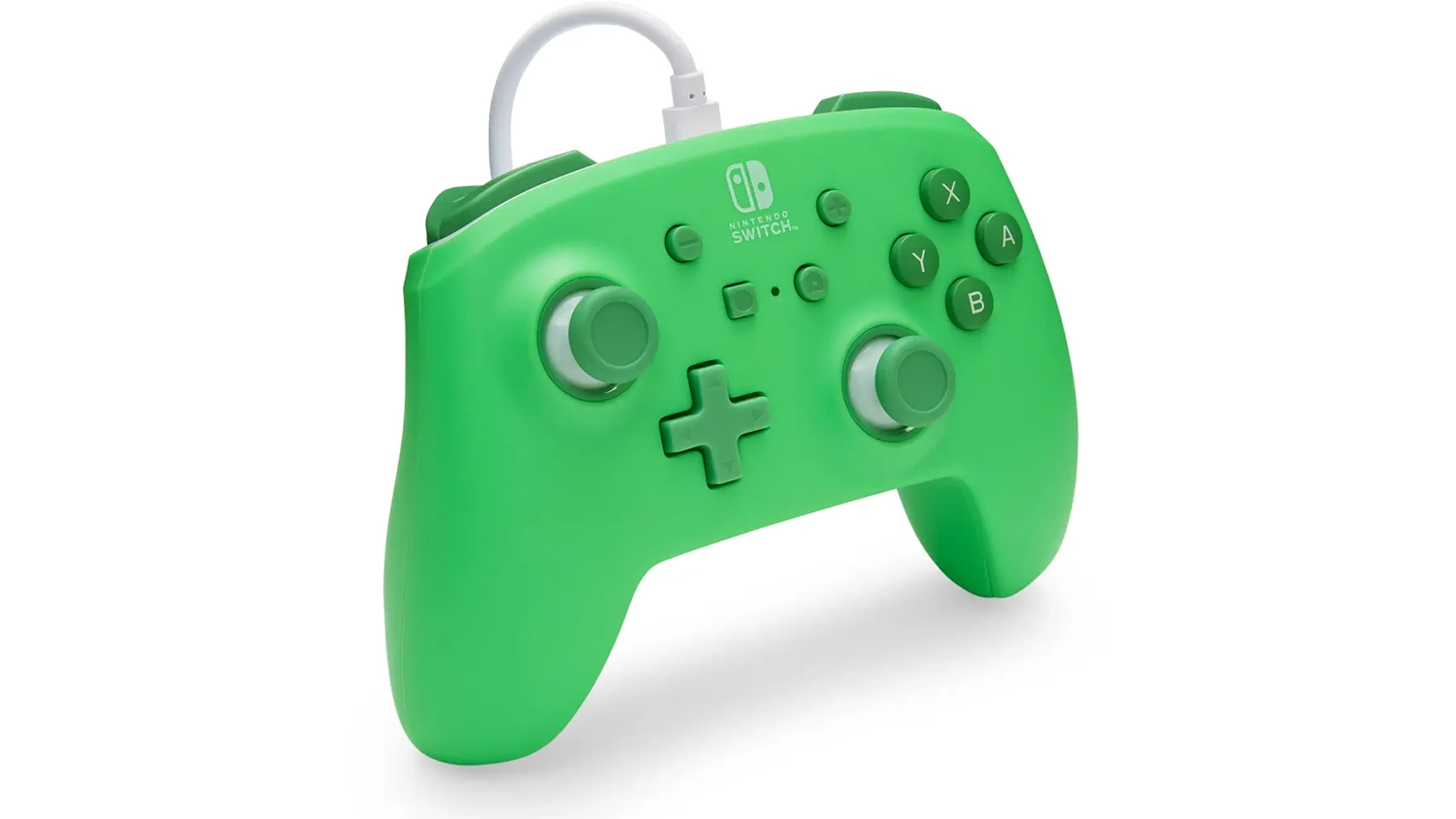 Gamepad PowerA Enhanced Wired controller NS &scaron;ikm&yacute; horn&iacute; pohled