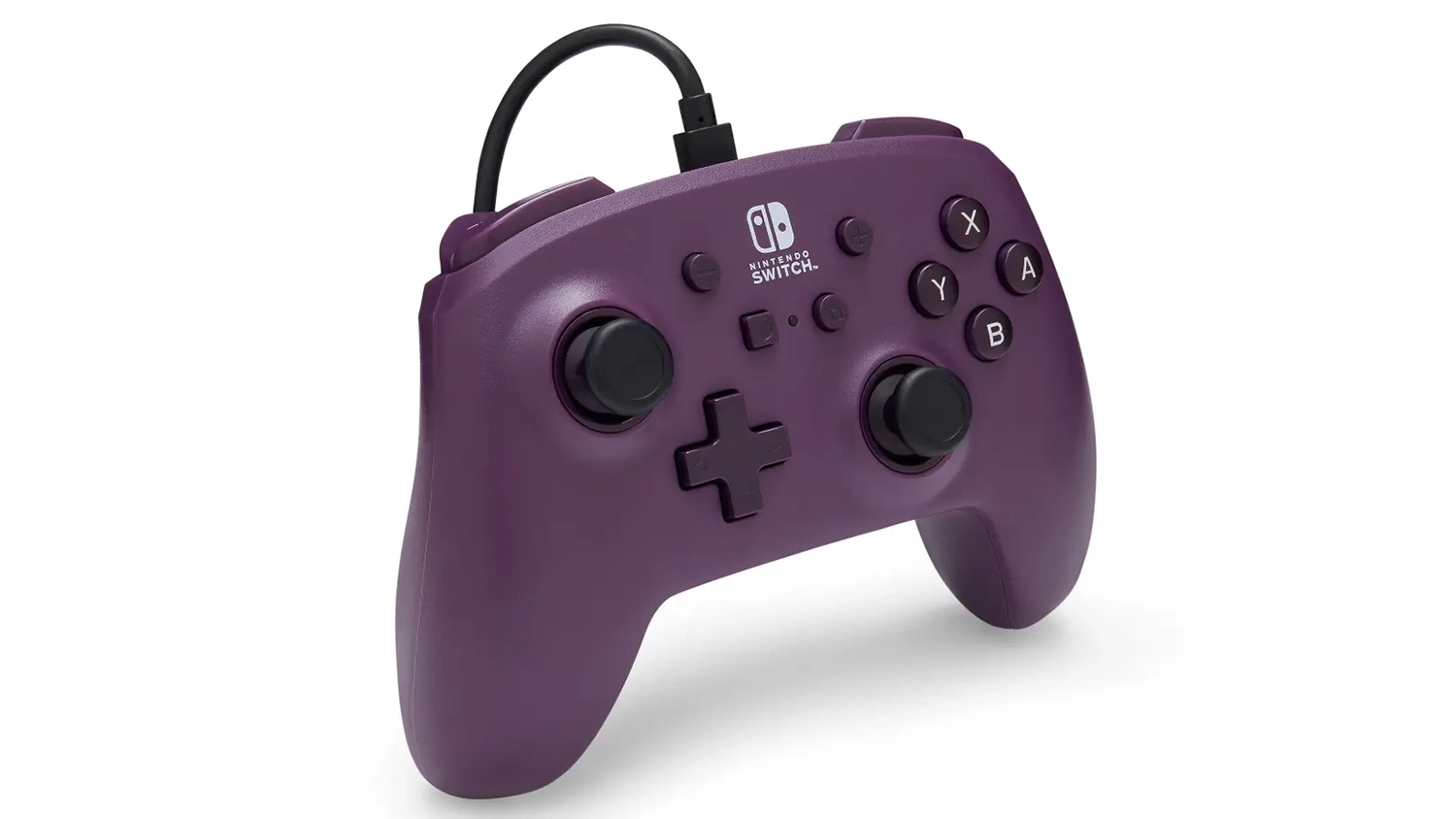 Gamepad PowerA Enhanced Wired controller NS &scaron;ikm&yacute; horn&iacute; pohled