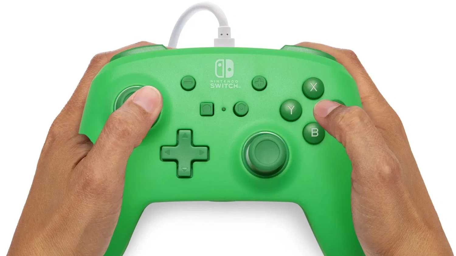 Ruce drž&iacute;c&iacute; gamepad PowerA Enhanced Wired controller NS