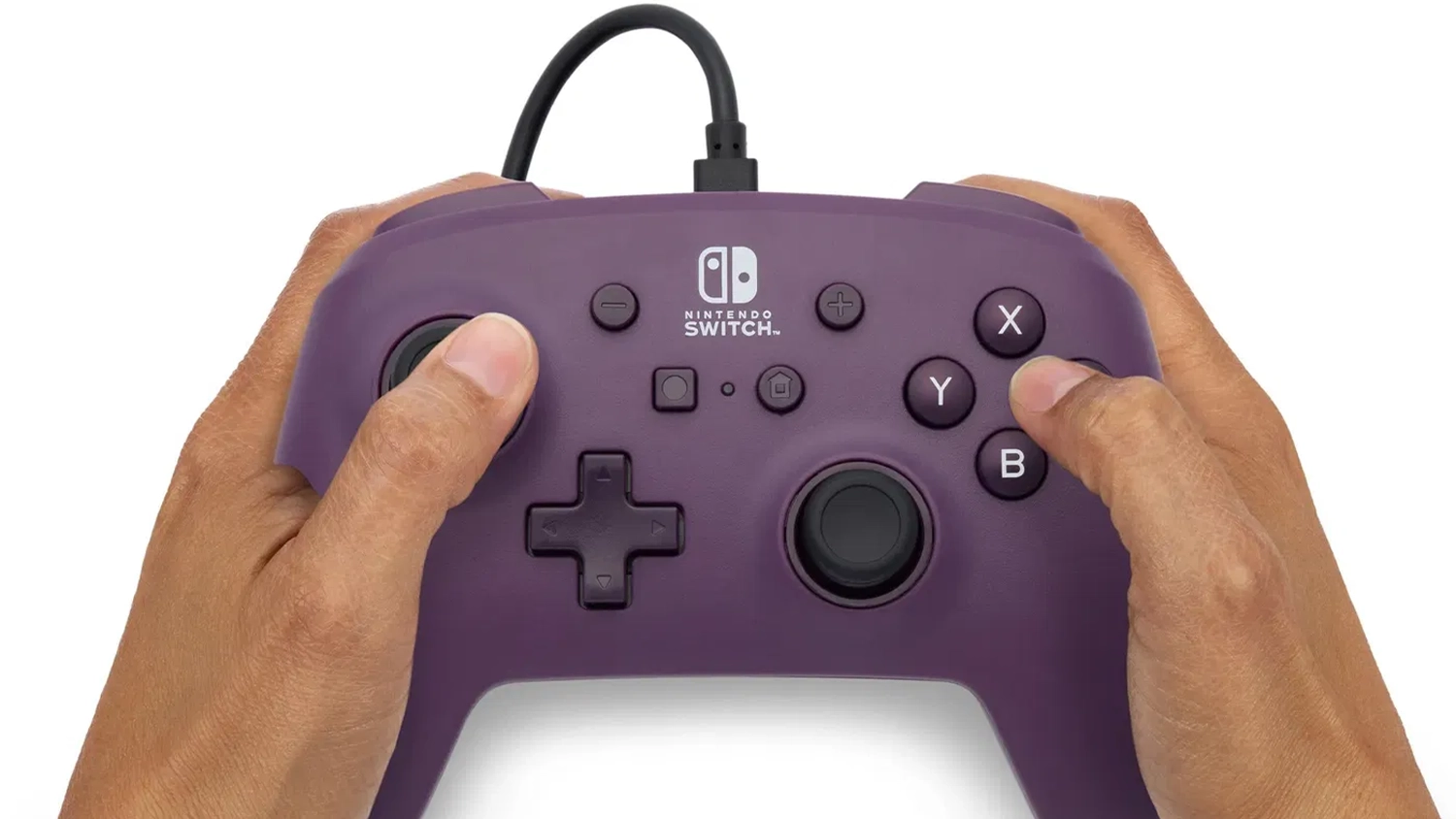 Ruce drž&iacute;c&iacute; gamepad PowerA Enhanced Wired controller NS