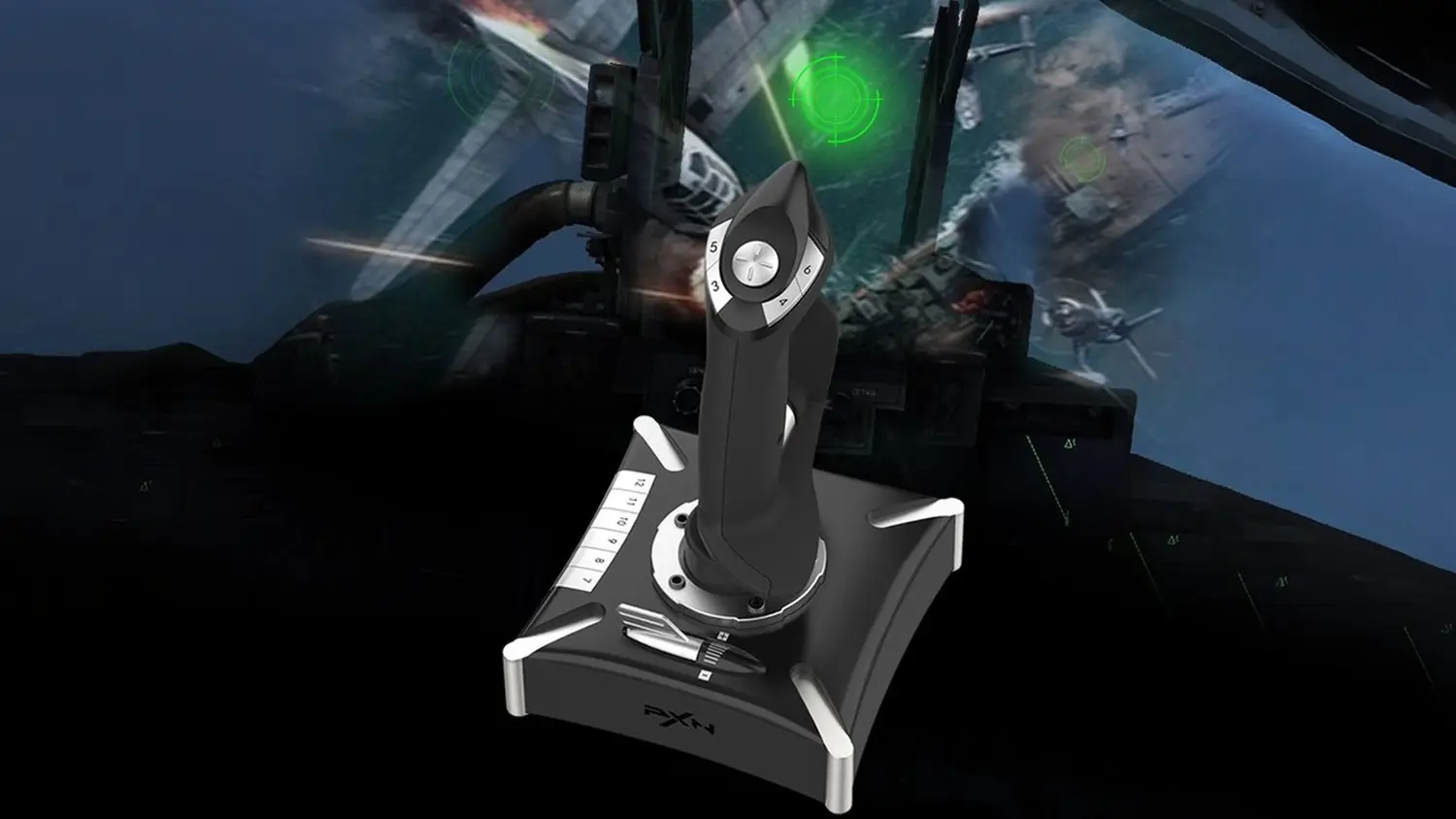 Joystick PXN 2119PRO na grafike lietadla