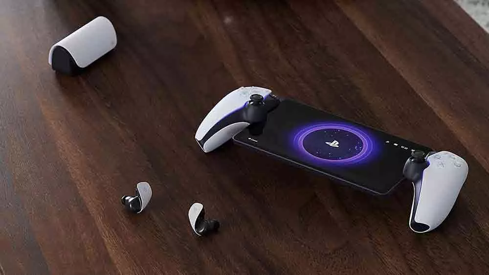 Diaľkový prehrávač Sony PlayStation Portal Remote Player na stole_03