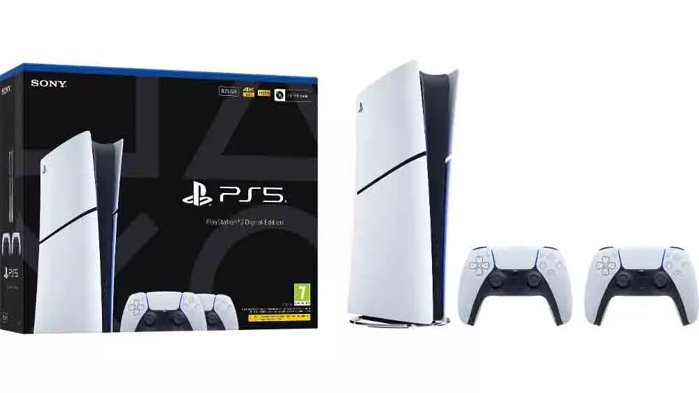 Herná konzola Sony PlayStation 5 825GB E-Chassis Digital + 2 × DualSense White_01
