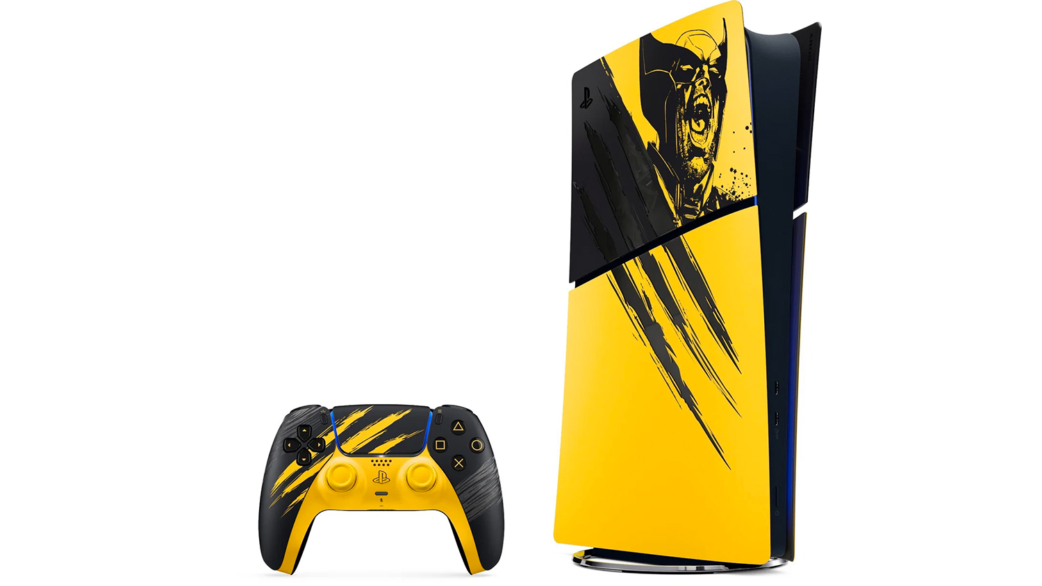 Konzole PlayStation 5 Marvel’s Wolverine Battle Yellow Limited Edition s ovladačem