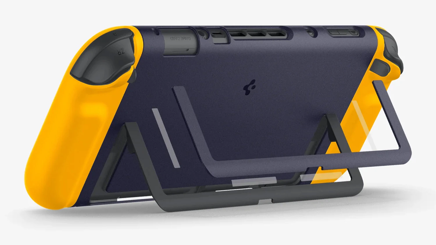 Pouzdro Spigen Nano Pop Blueberry Navy se stojánkem
