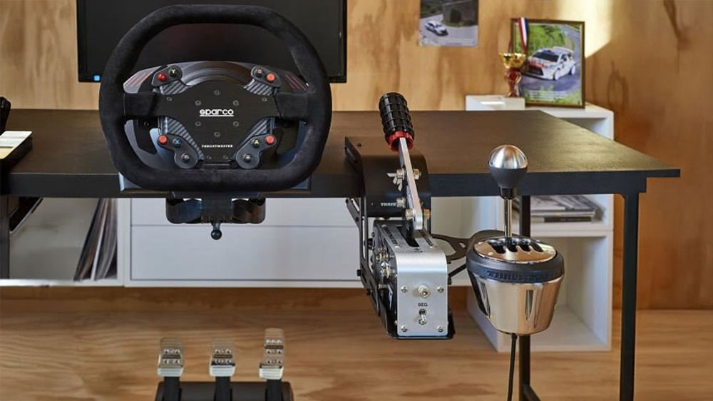 Držák na sekvenční řadící páku a ruční brzdu Thrustmaster_02