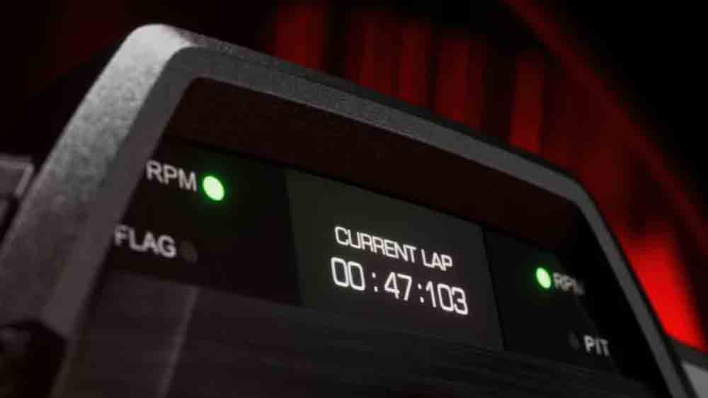 Detail LCD displeje volantu Thrustmaster_03
