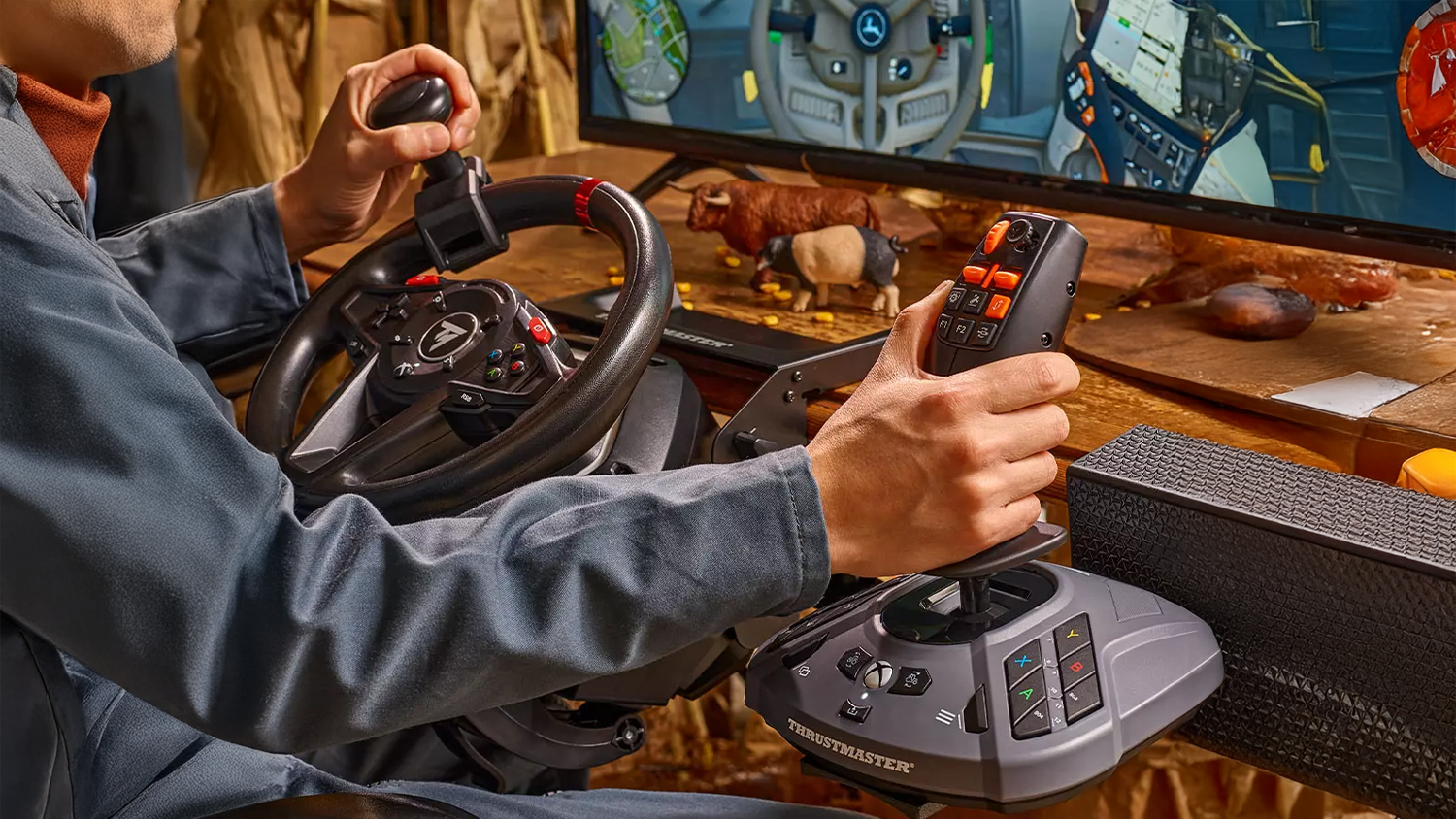 Herný joystick.